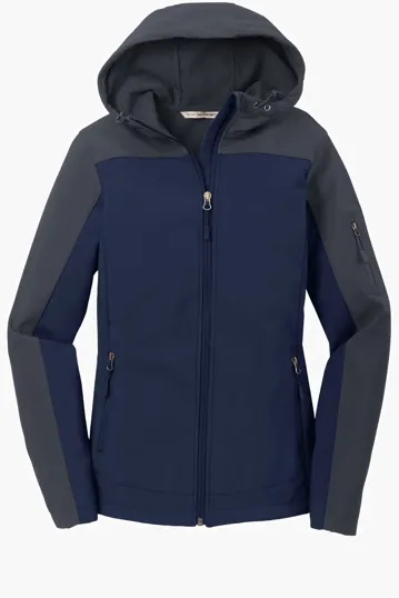 Port Authority Women's Hooded Core Soft Shell Jacket — view 6