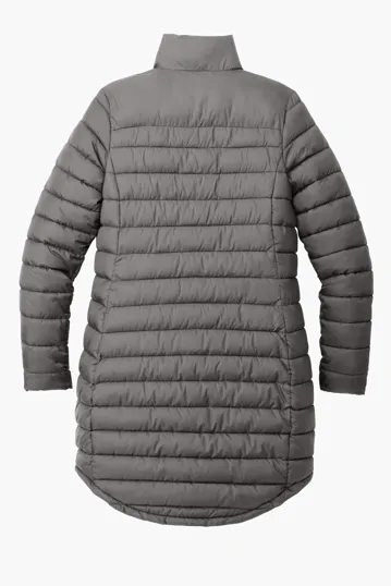 Port Authority Women's Horizon Puffy Long Jacket — view 6