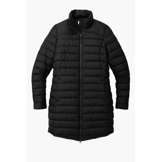 Port Authority Women's Horizon Puffy Long Jacket — view 2