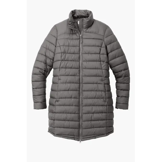 Port Authority Women's Horizon Puffy Long Jacket — view 3
