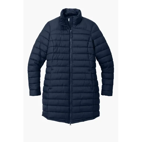 Port Authority Women's Horizon Puffy Long Jacket — view 4