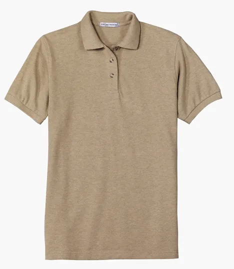 Port Authority Women's Heavyweight Cotton Pique Polo — view 5