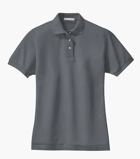 Port Authority Women's Heavyweight Cotton Pique Polo — view 10