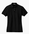 Port Authority Women's Heavyweight Cotton Pique Polo — view 2