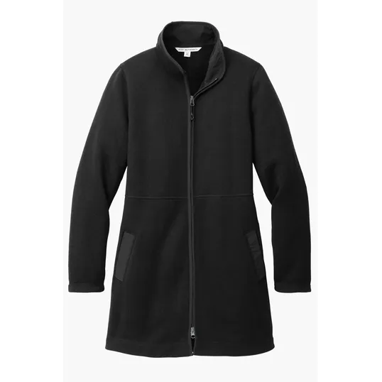 Port Authority Women's Arc Sweater Fleece Long Jacket — view 2