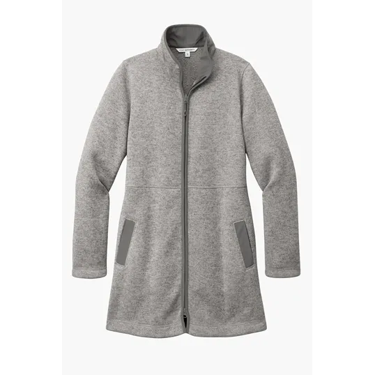 Port Authority Women's Arc Sweater Fleece Long Jacket — view 3