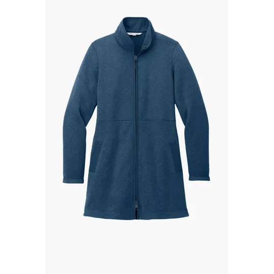 Port Authority Women's Arc Sweater Fleece Long Jacket — view 4