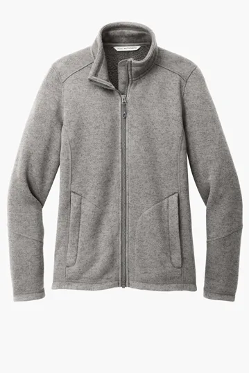 Port Authority Women's Arc Sweater Fleece Jacket — view 3