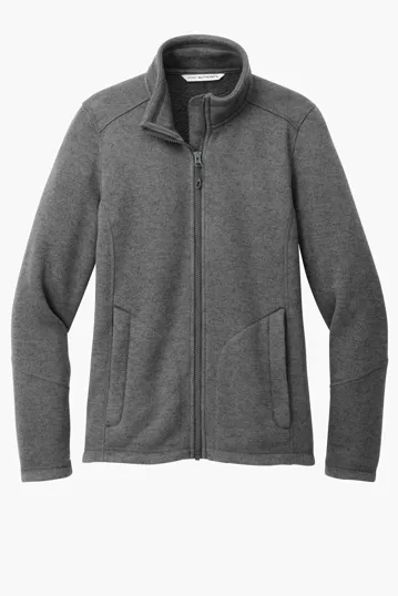 Port Authority Women's Arc Sweater Fleece Jacket — view 4