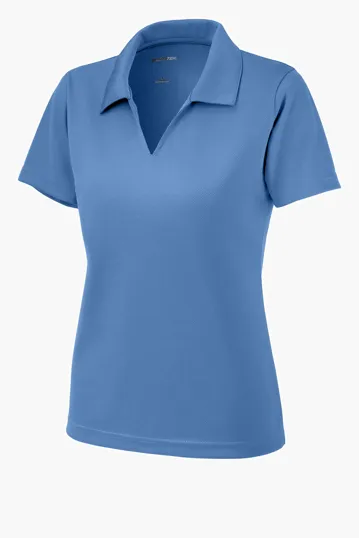 Sport-Tek Women's Dri-Mesh V-Neck Polo — view 3