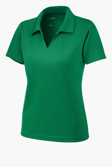 Sport-Tek Women's Dri-Mesh V-Neck Polo — view 5