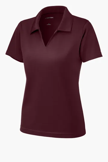 Sport-Tek Women's Dri-Mesh V-Neck Polo — view 6