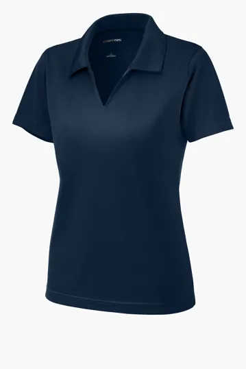 Sport-Tek Women's Dri-Mesh V-Neck Polo — view 7