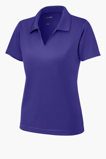 Sport-Tek Women's Dri-Mesh V-Neck Polo — view 8