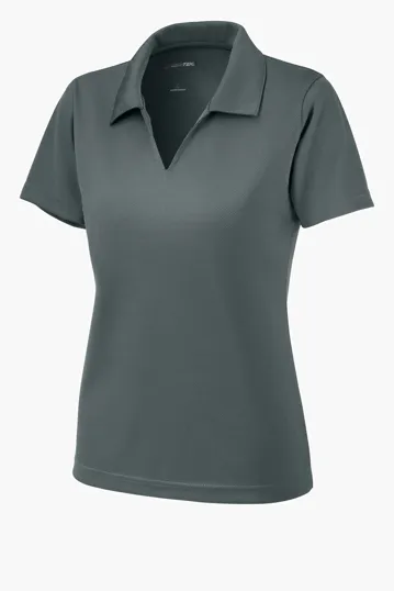 Sport-Tek Women's Dri-Mesh V-Neck Polo — view 11