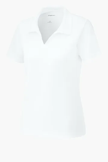 Sport-Tek Women's Dri-Mesh V-Neck Polo — view 12