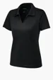 Sport-Tek Women's Dri-Mesh V-Neck Polo — view 2