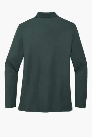 Port Authority Women's Silk Touch Long Sleeve Polo — view 11