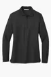 Port Authority Women's Silk Touch Long Sleeve Polo — view 2