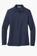 Port Authority Women's Silk Touch Long Sleeve Polo — view 5