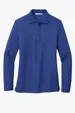 Port Authority Women's Silk Touch Long Sleeve Polo — view 7