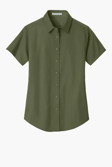 Port Authority Women's Short Sleeve Easy Care Shirt — view 2