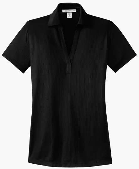 Port Authority Women's Performance Fine Jacquard Polo — view 3