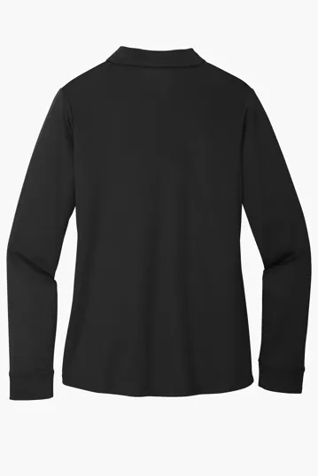 Port Authority Women's Silk Touch Performance Long Sleeve Polo — view 8