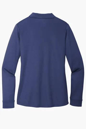 Port Authority Women's Silk Touch Performance Long Sleeve Polo — view 12