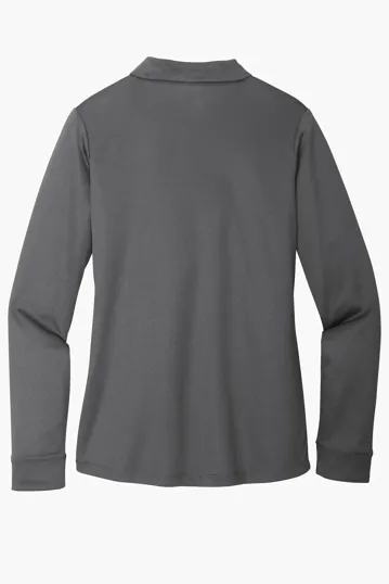 Port Authority Women's Silk Touch Performance Long Sleeve Polo — view 13