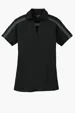 Port Authority Women's Silk Touch Performance Colorblock Stripe Polo — view 2