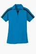Port Authority Women's Silk Touch Performance Colorblock Stripe Polo — view 3