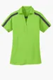 Port Authority Women's Silk Touch Performance Colorblock Stripe Polo — view 4