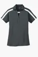 Port Authority Women's Silk Touch Performance Colorblock Stripe Polo — view 7