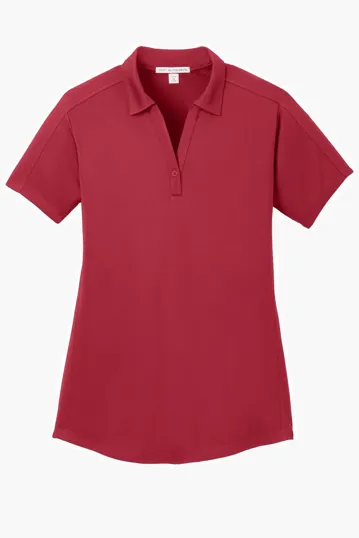 Port Authority Women's Diamond Jacquard Polo — view 5