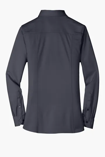 Port Authority Women's Dimension Knit Dress Shirt — view 5