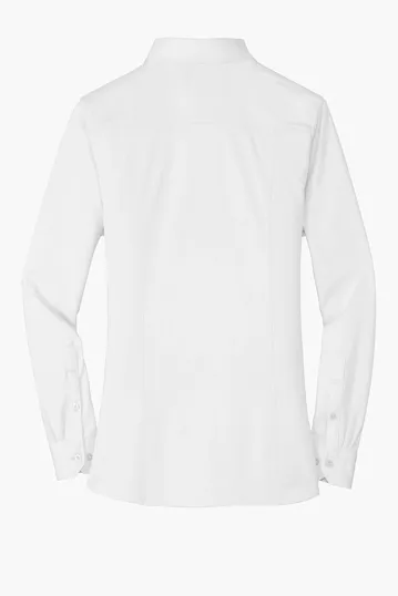 Port Authority Women's Dimension Knit Dress Shirt — view 8
