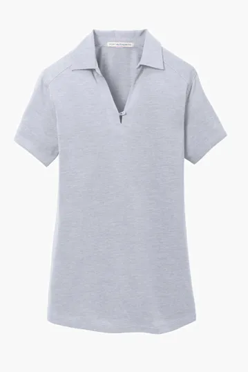 Port Authority Women's Digi Heather Performance Polo — view 4