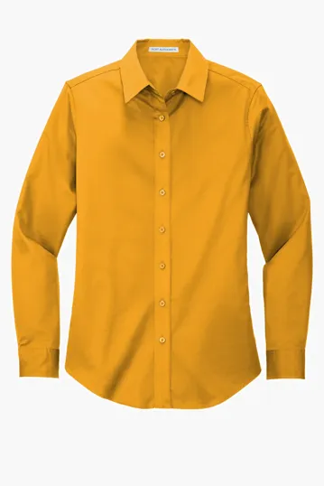 Port Authority Women's Long Sleeve Easy Care Shirt — view 4