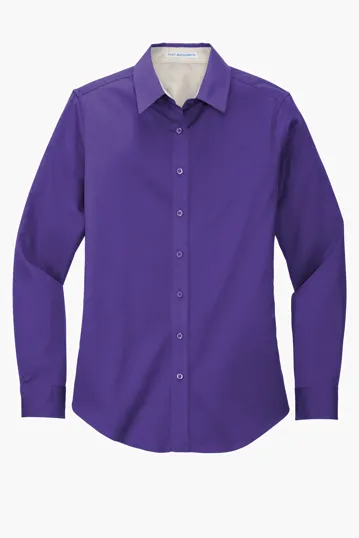 Port Authority Women's Long Sleeve Easy Care Shirt — view 18