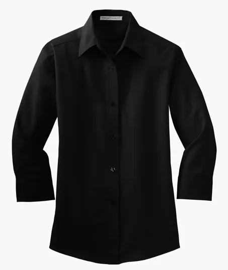 Port Authority Women's 3/4-Sleeve Easy Care Shirt — view 2