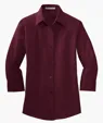 Port Authority Women's 3/4-Sleeve Easy Care Shirt — view 3