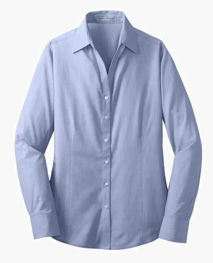 Port Authority Women's Crosshatch Easy Care Shirt — view 2