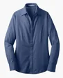 Port Authority Women's Crosshatch Easy Care Shirt — view 3