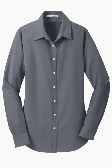 Port Authority Women's SuperPro Oxford Shirt — view 2