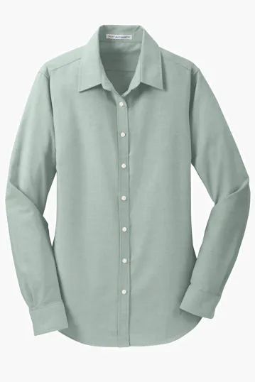 Port Authority Women's SuperPro Oxford Shirt — view 3