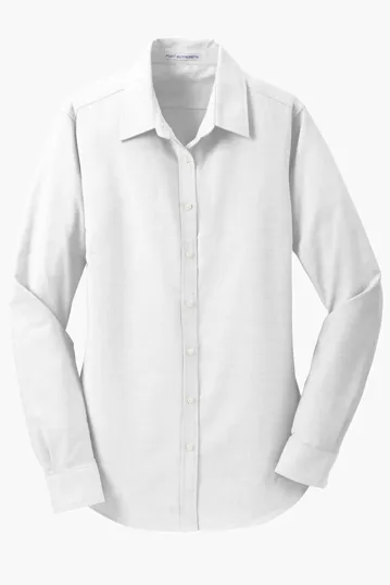 Port Authority Women's SuperPro Oxford Shirt — view 7