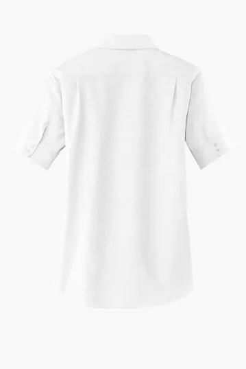 Port Authority Women's Short Sleeve SuperPro Oxford Shirt — view 9