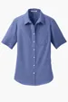 Port Authority Women's Short Sleeve SuperPro Oxford Shirt — view 3