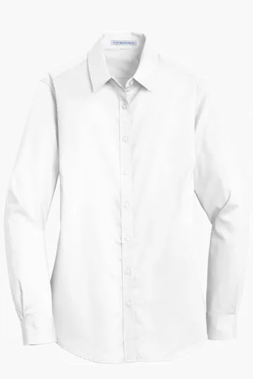 Port Authority Women's SuperPro Twill Shirt — view 9